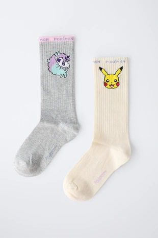 Носки 2 шт. с покемонами- Заказать в России