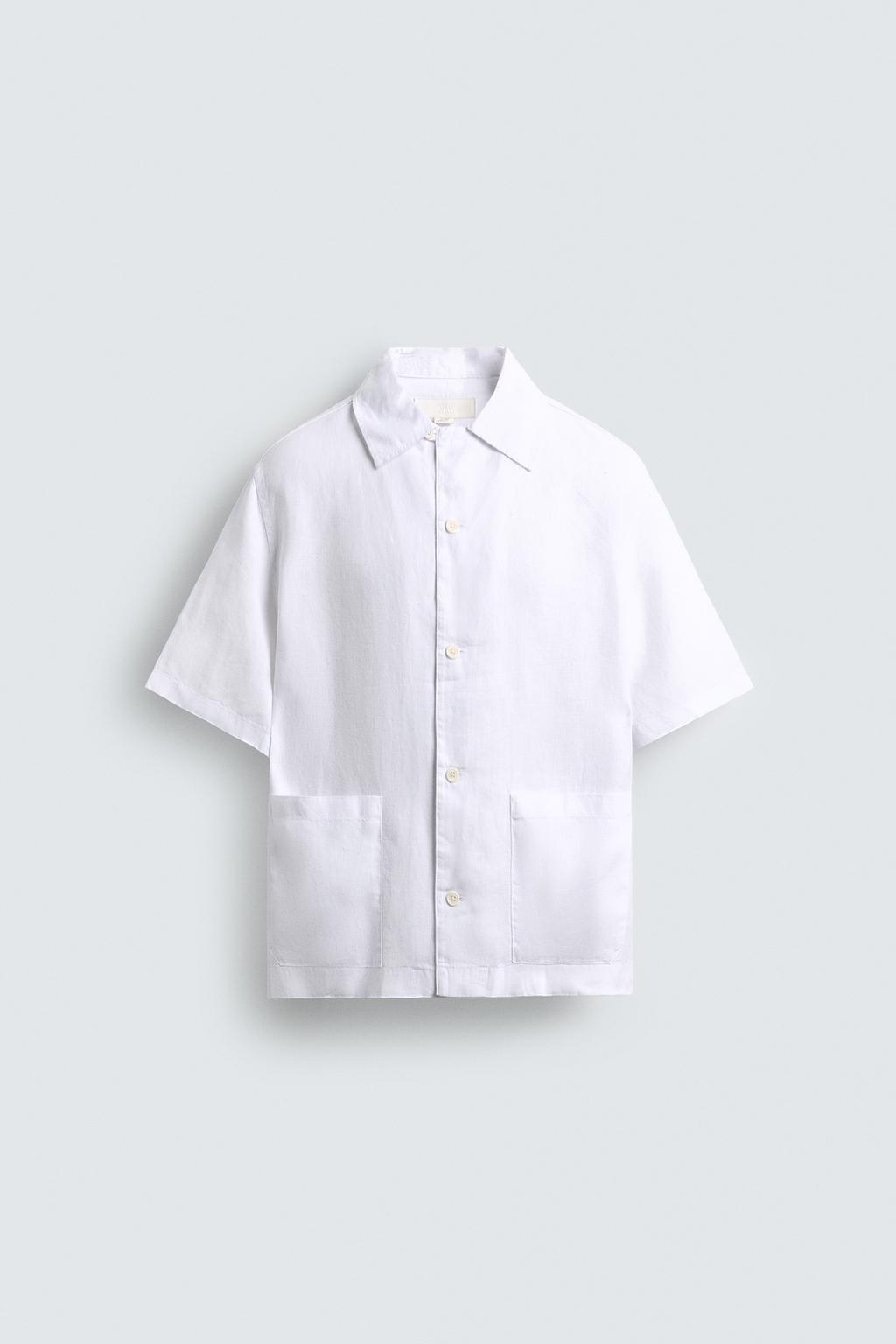 РУБАШКА RELAXED FIT ИЗ 100% КОНОПЛИ