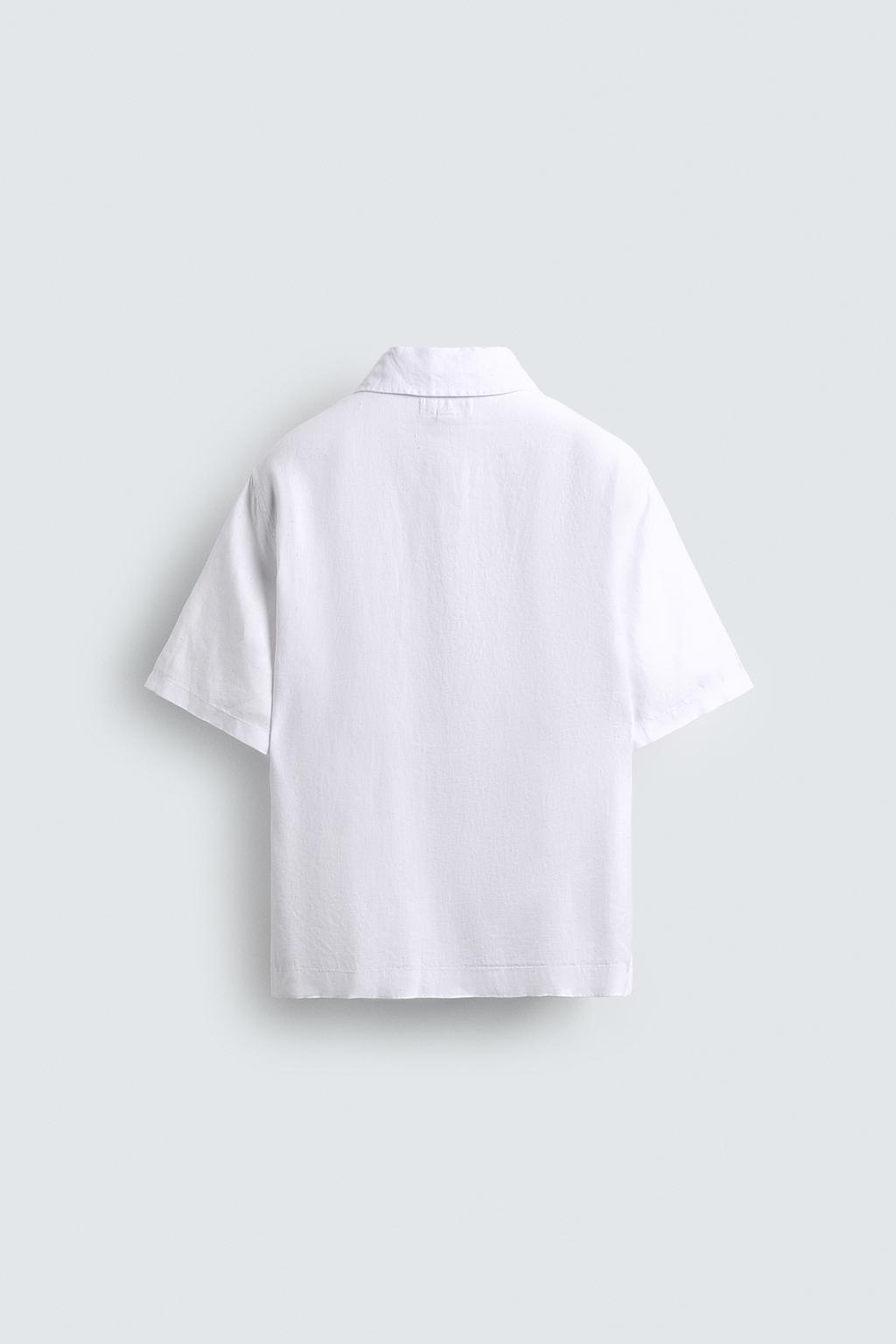 РУБАШКА RELAXED FIT ИЗ 100% КОНОПЛИ