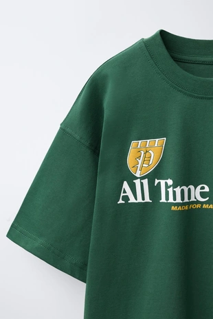 Футболка с футбольным принтом- Заказать в России