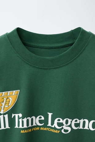 Футболка с футбольным принтом- Заказать в России