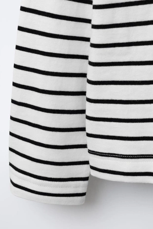 Футболка в полоску с сердцем- Заказать в России