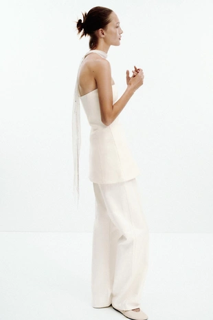 Платье без бретелей из ткани интерлок- Заказать в России