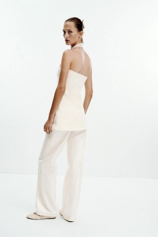 Платье без бретелей из ткани интерлок- Заказать в России