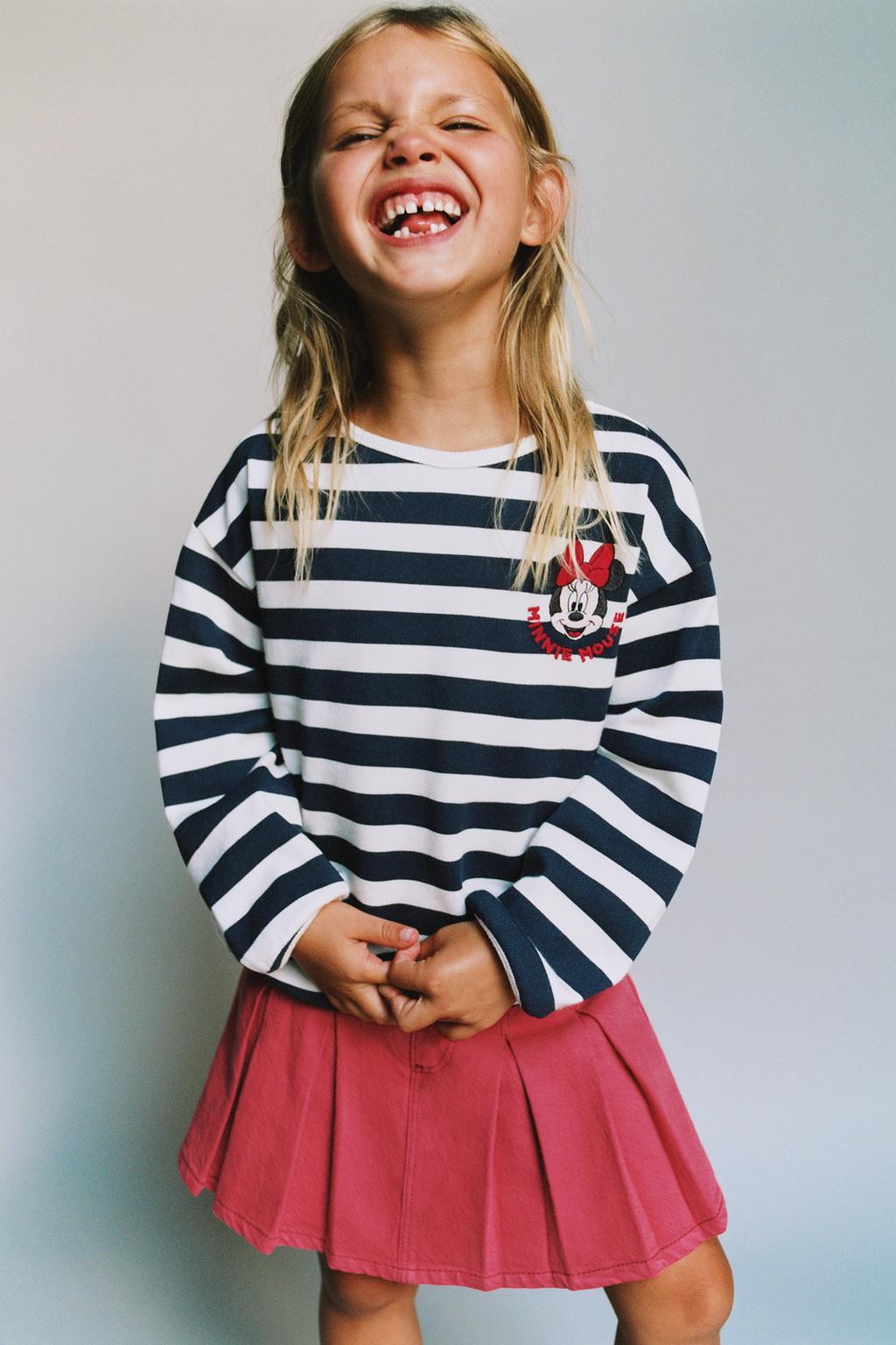ФУТБОЛКА В ПОЛОСКУ С MINNIE MOUSE © DISNEY