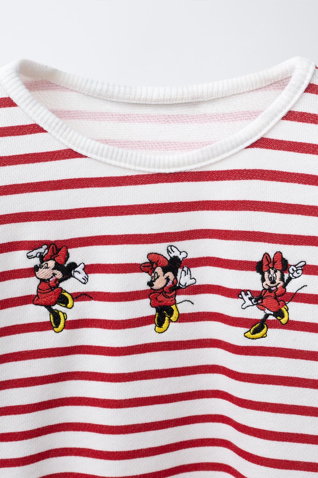 ФУТБОЛКА В ПОЛОСКУ С MINNIE MOUSE © DISNEY