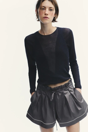 Шорты с объемной отделкой- Заказать в России