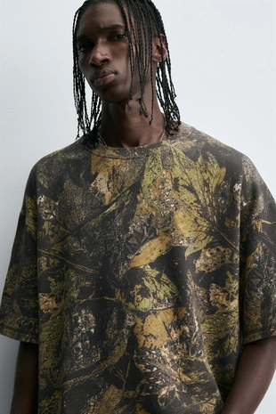 Толстовка с абстрактным принтом- Заказать в России