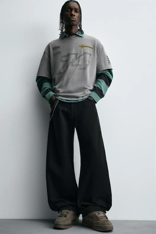 Футболка с мотоциклетным принтом- Заказать в России