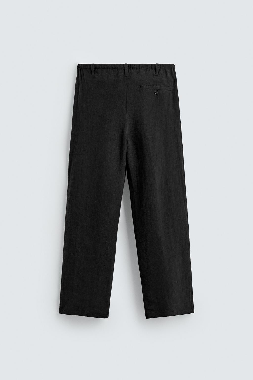 БРЮКИ RELAXED FIT ИЗ 100% ЛЬНА