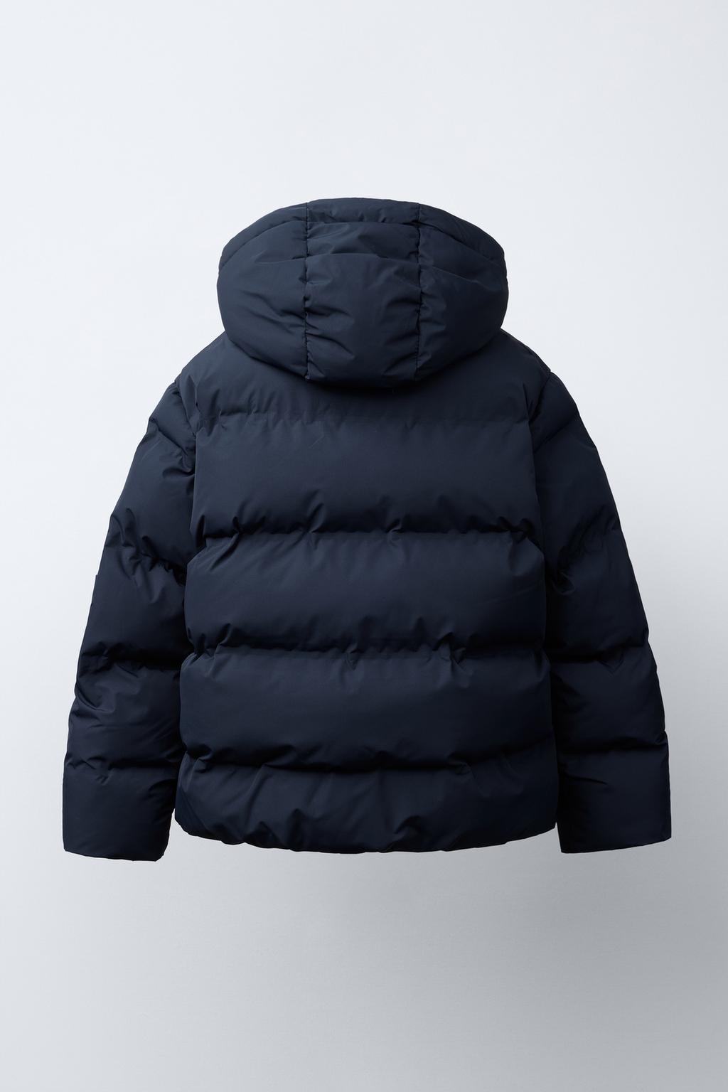 СТЕГАНОЕ ПАЛЬТО С НАШИВКОЙ WATER REPELLENT
