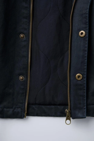 Парка с вощеным покрытием и карманами- Заказать в России