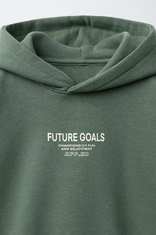 Комплект из толстовки и брюк-джоггеров с текстом- Заказать в России