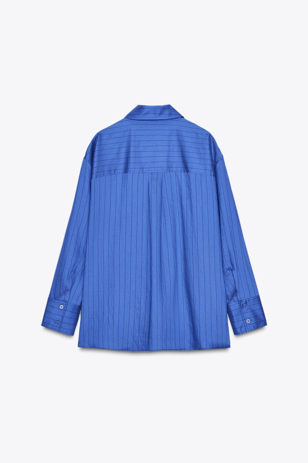 РУБАШКА ОВЕРСАЙЗ В ПОЛОСКУ — ZW COLLECTION