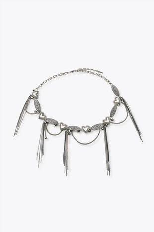 Пояс с цепочками, шармами и сердечками- Заказать в России