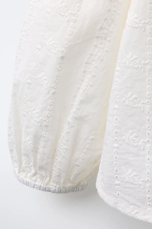 Блуза с вышивкой- Заказать в России