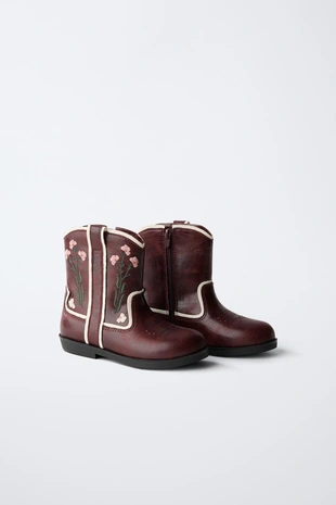 Вышитые сапоги в ковбойском стиле- Заказать в России