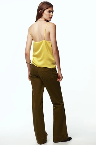 Топ в бельевом стиле с кружевом- Заказать в России