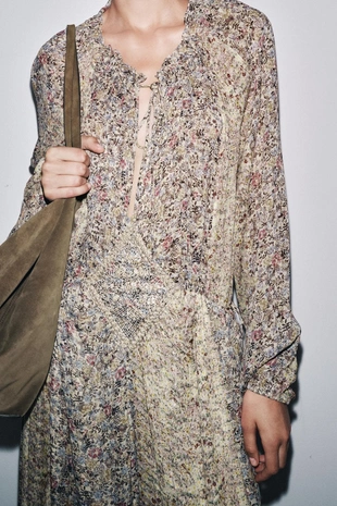 Платье из металлизированной нити ZW COLLECTION- Заказать в России