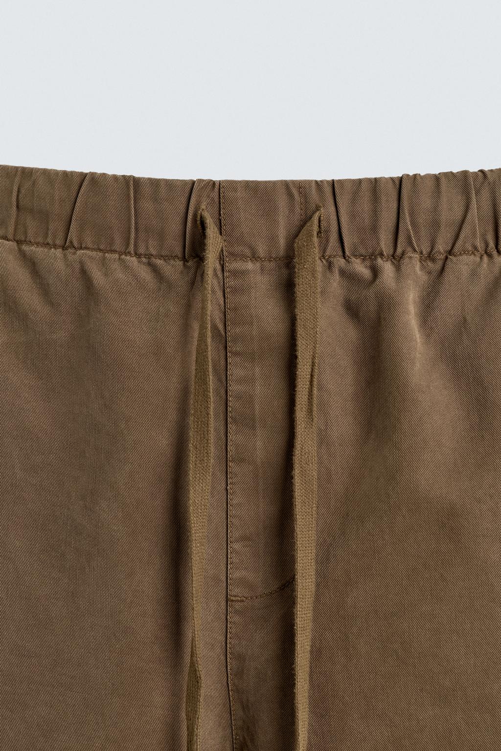 ШОРТЫ RELAXED FIT ИЗ ЛИОЦЕЛЛА И ХЛОПКА