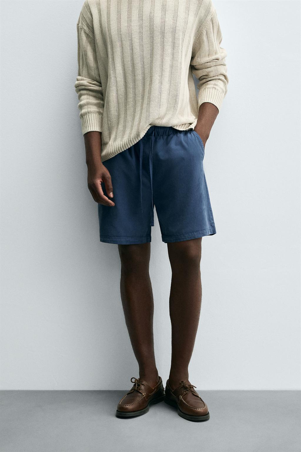 ШОРТЫ RELAXED FIT ИЗ ЛИОЦЕЛЛА И ХЛОПКА