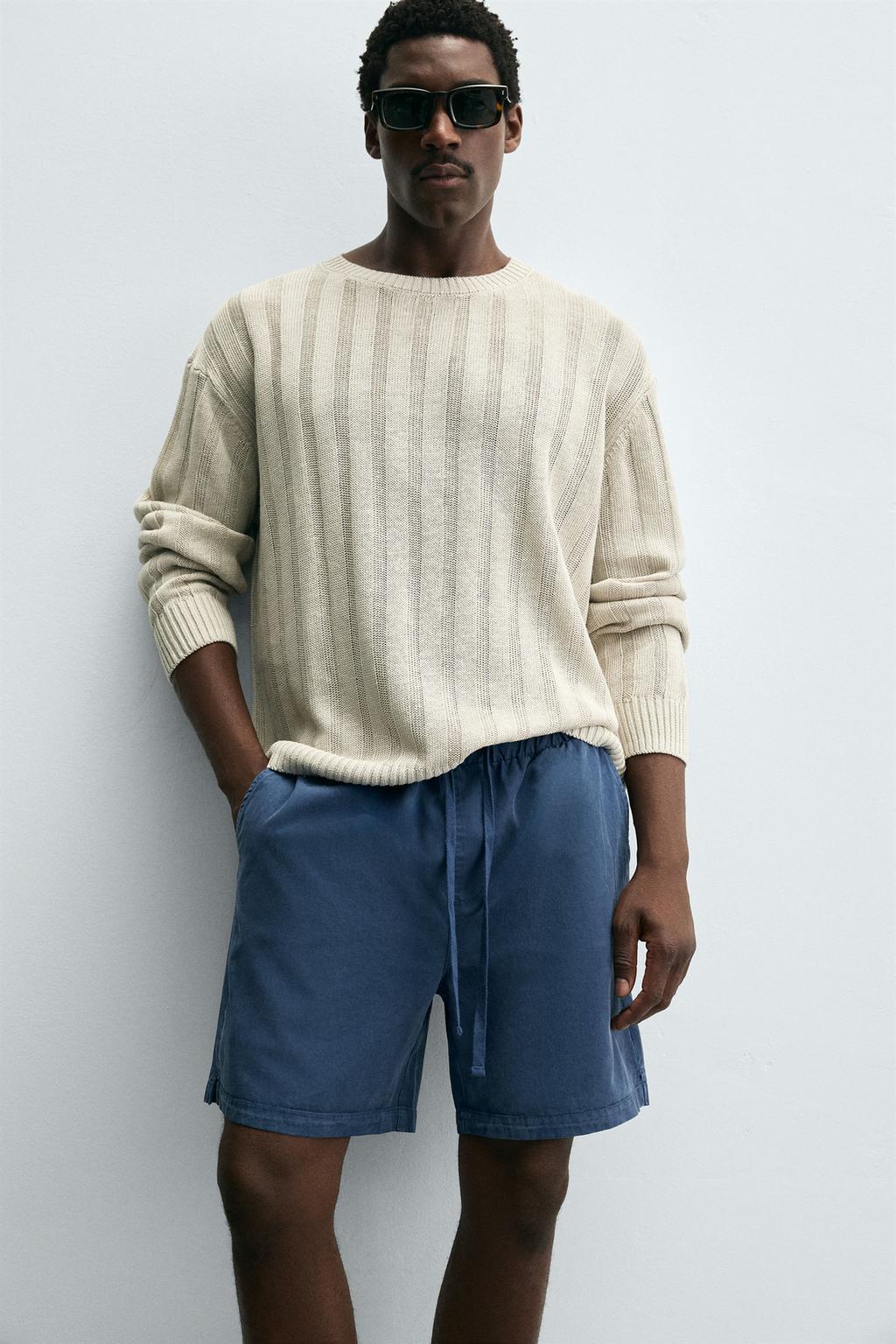 ШОРТЫ RELAXED FIT ИЗ ЛИОЦЕЛЛА И ХЛОПКА