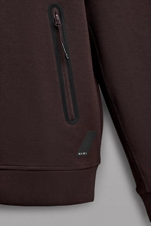 Техническая толстовка с капюшоном на молнии