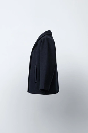 Пальто из шерстяной ткани- Заказать в России