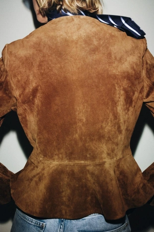 Куртка из 100% кожи- Заказать в России