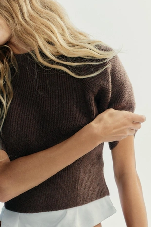 Джемпер в рубчик- Заказать в России