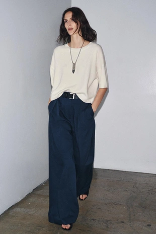 Свитер оверсайз из 100% шерсти- Заказать в России