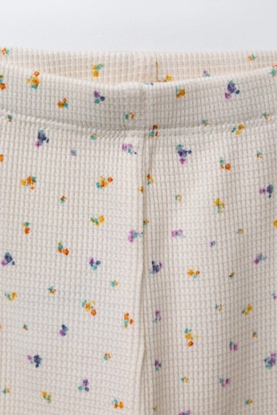 Комплект из боди и легинсов с цветочным принтом- Заказать в России