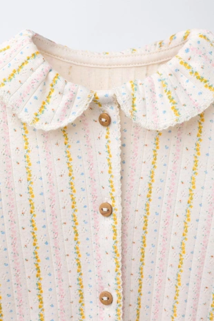 Комбинезон с цветочным принтом и складными ножками- Заказать в России