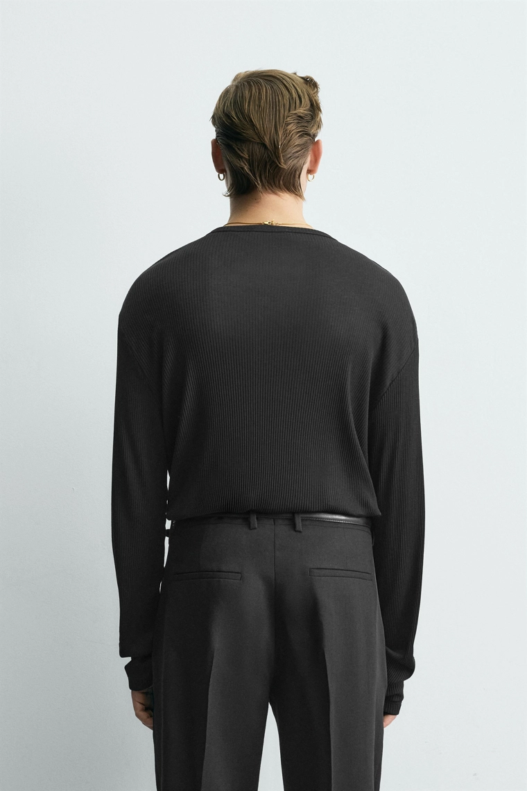 Футболка из легкого лиоцелла и хлопка