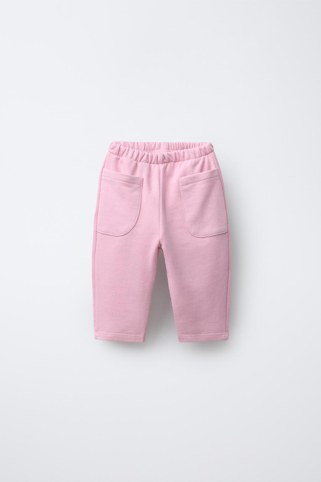 БРЮКИ BAGGY ИЗ МЯГКОЙ ТКАНИ С НАШИВКОЙ