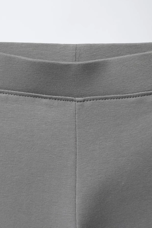 Набор из двух однотонных леггинсов с принтом- Заказать в России