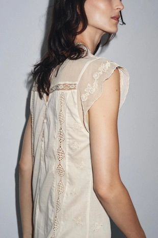 Платье с вышивкой и пайетками LIMITED EDITION- Заказать в России