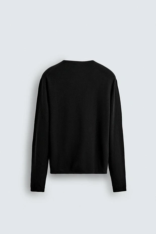 Джемпер с эффектом стирки