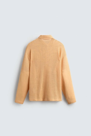 Рубашка из ткани с открытой структурой- Заказать в России