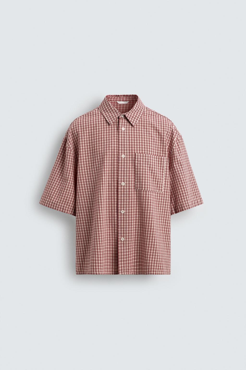 РУБАШКА RELAXED FIT В КЛЕТКУ