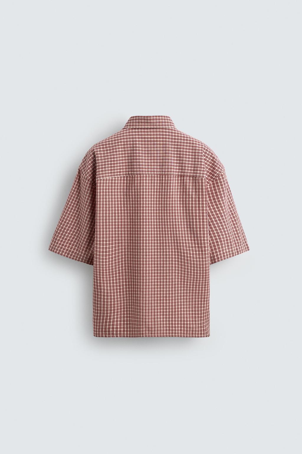 РУБАШКА RELAXED FIT В КЛЕТКУ