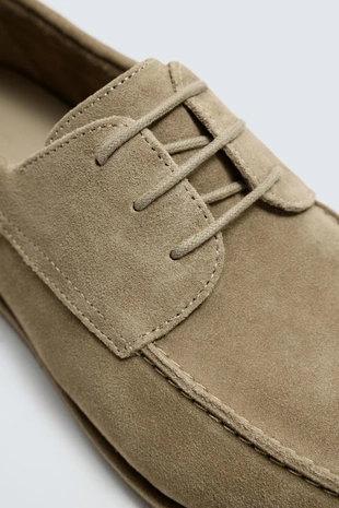 Кожаные топсайдеры CASUAL- Заказать в России