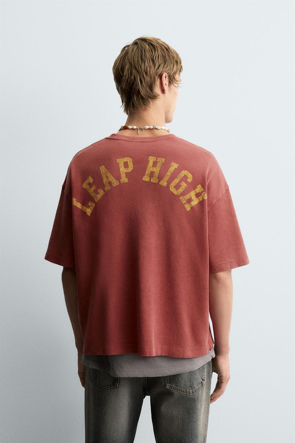 ФУТБОЛКА VARSITY ИЗ ТКАНИ С ОТКРЫТОЙ СТРУКТУРОЙ