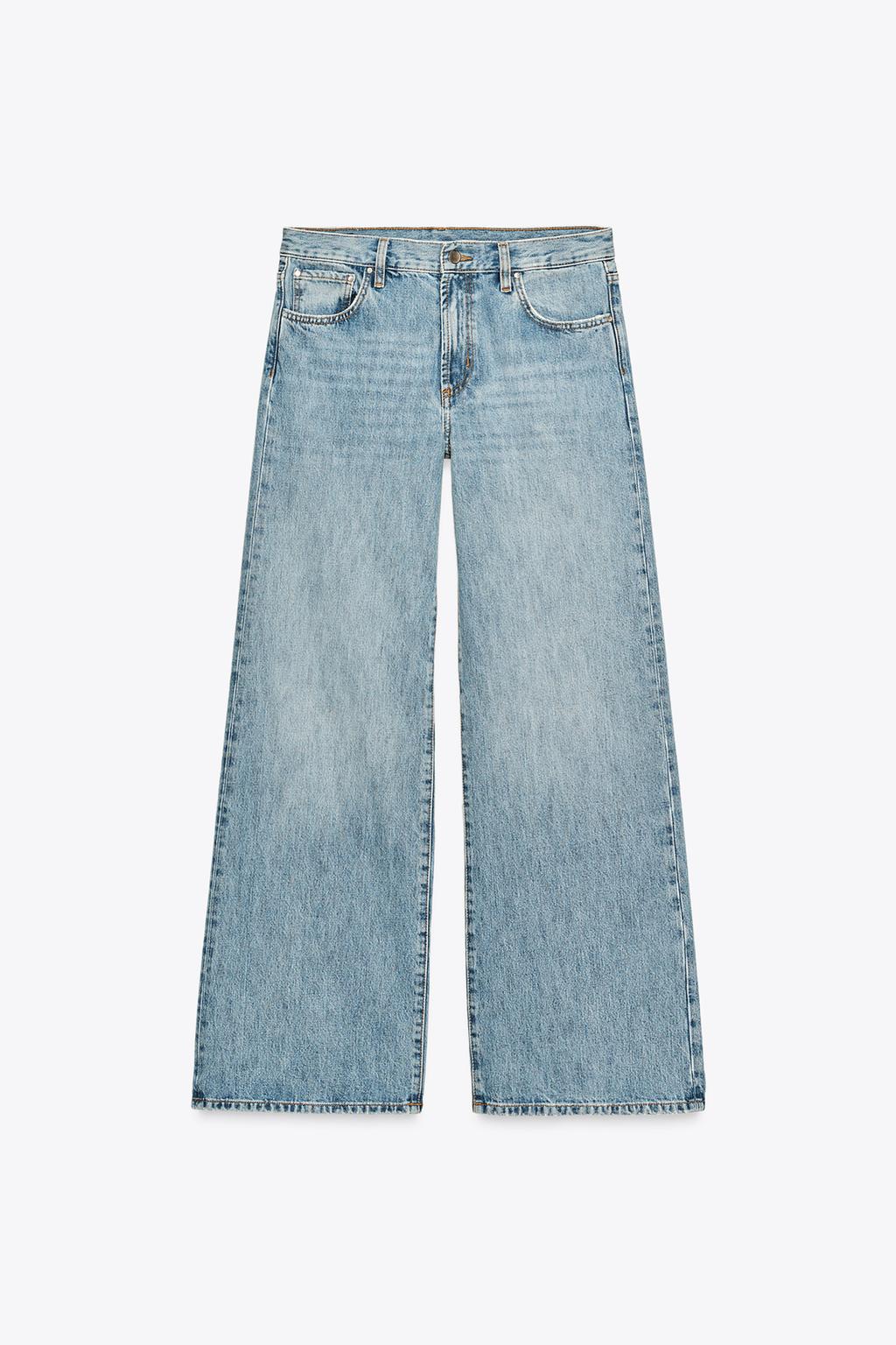 ДЖИНСЫ WIDE-LEG С НИЗКОЙ ПОСАДКОЙ — ZW COLLECTION