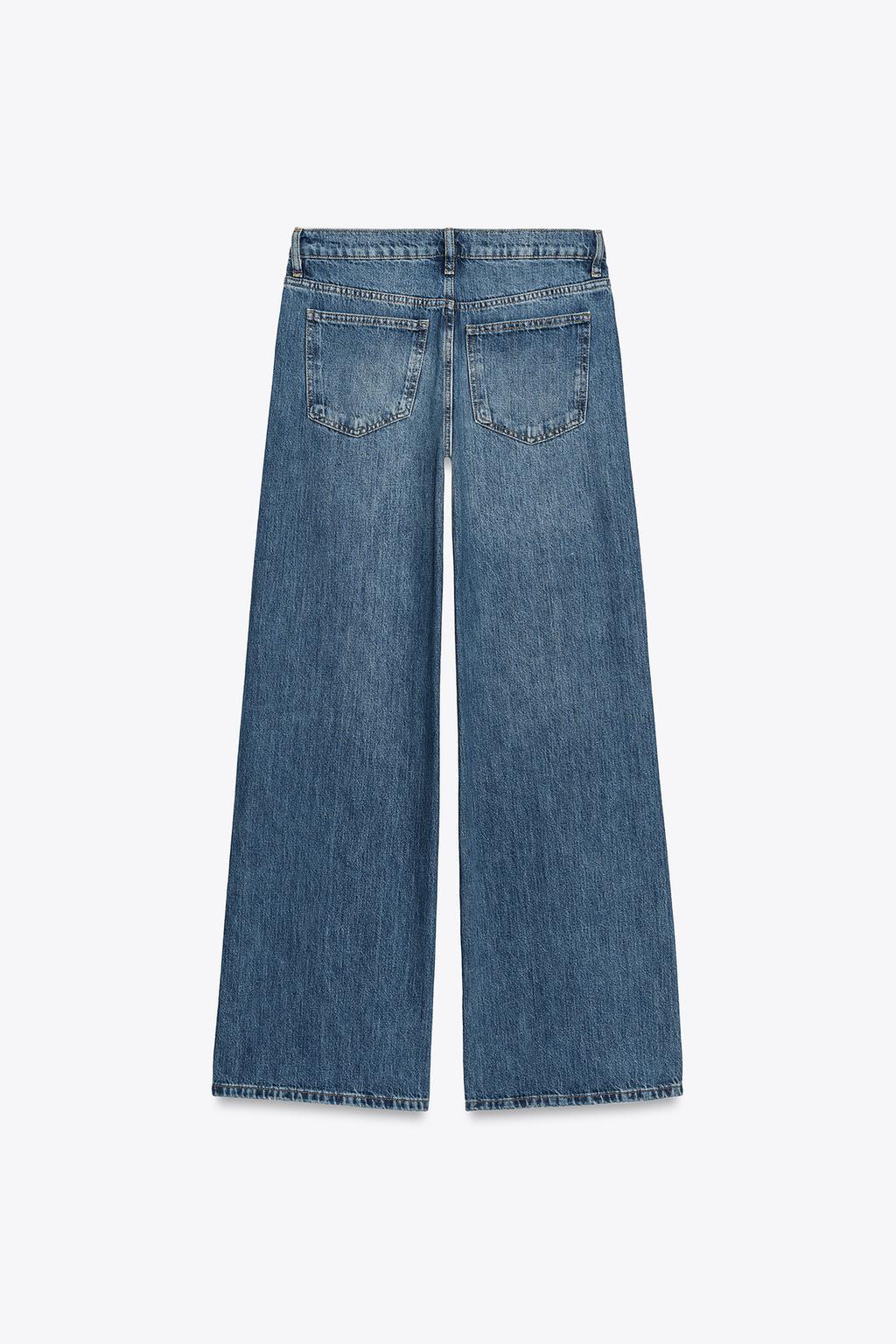 ДЖИНСЫ WIDE-LEG С НИЗКОЙ ПОСАДКОЙ — ZW COLLECTION