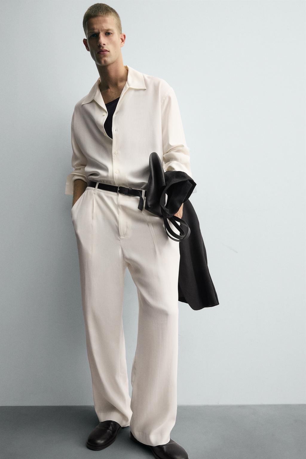 БРЮКИ RELAXED FIT СО СКЛАДКАМИ