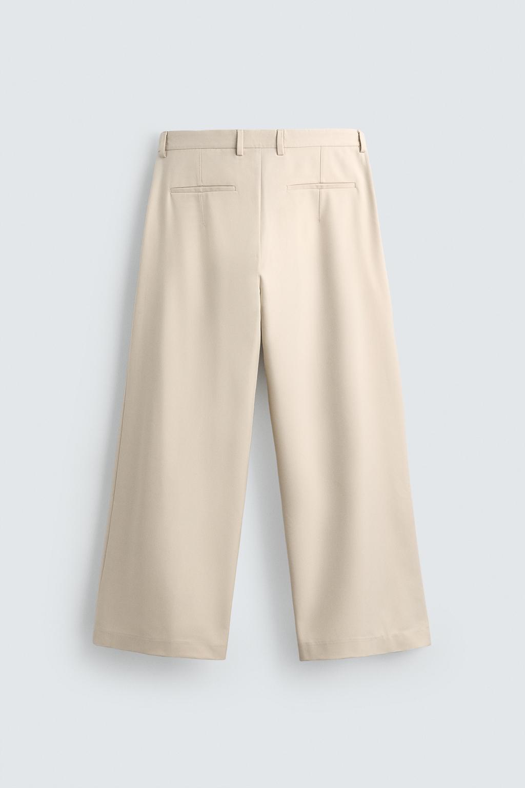 БРЮКИ WIDE FIT СО СКЛАДКАМИ