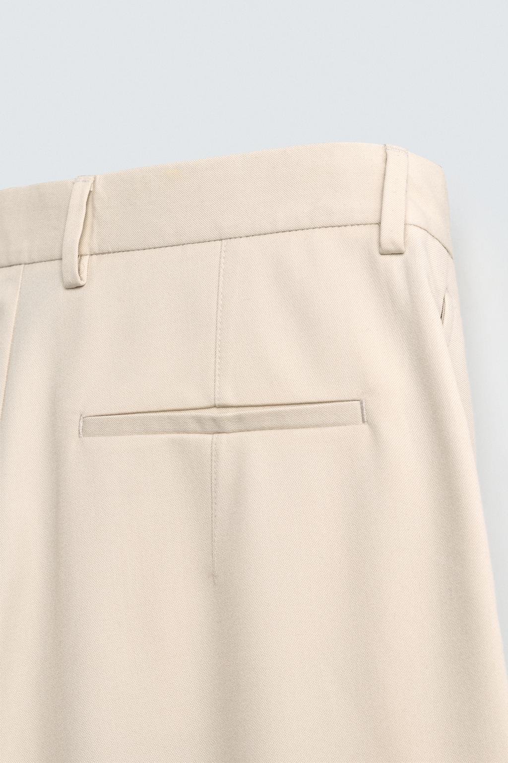 БРЮКИ WIDE FIT СО СКЛАДКАМИ