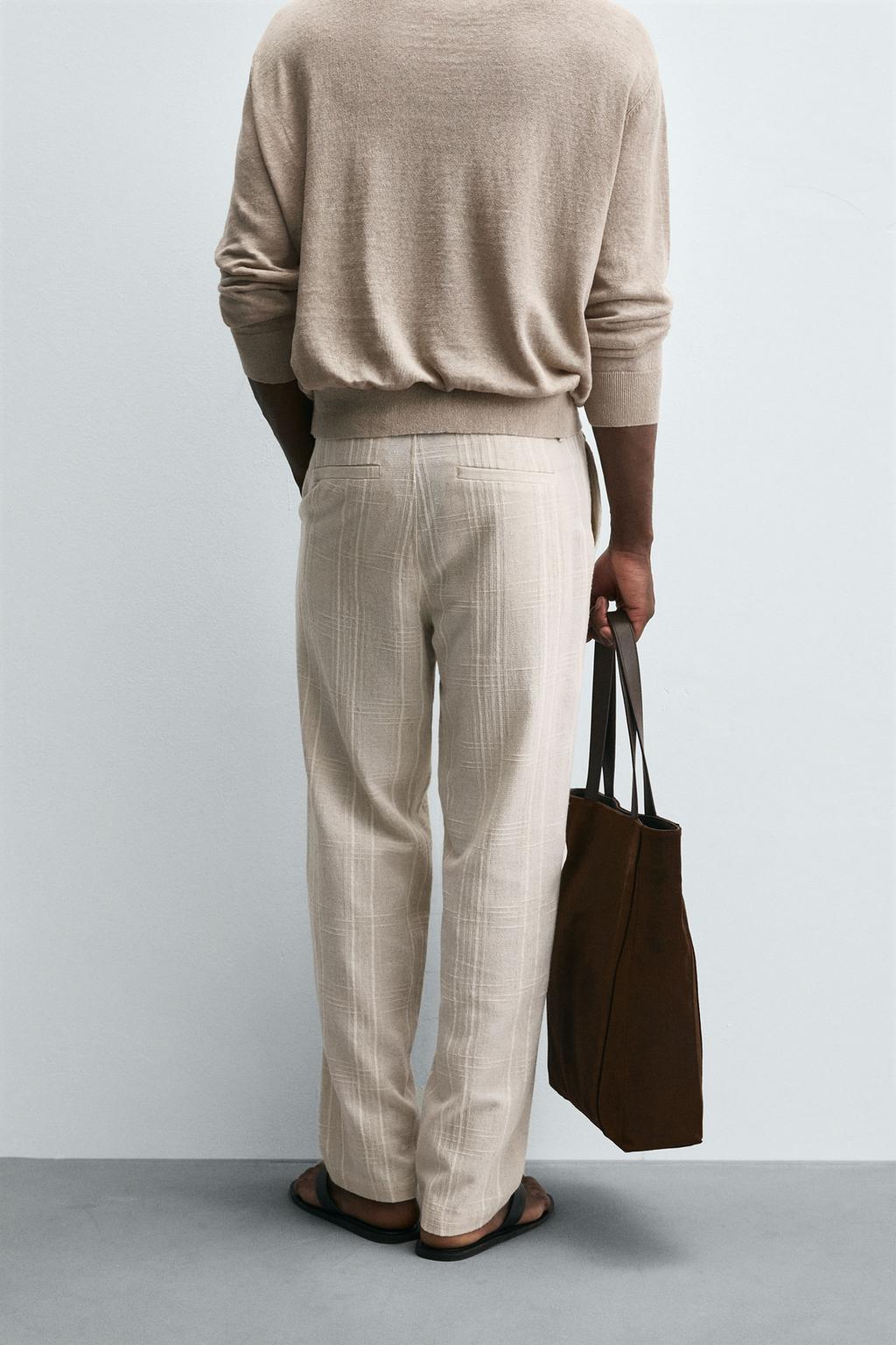 БРЮКИ В ПОЛОСКУ REGULAR FIT