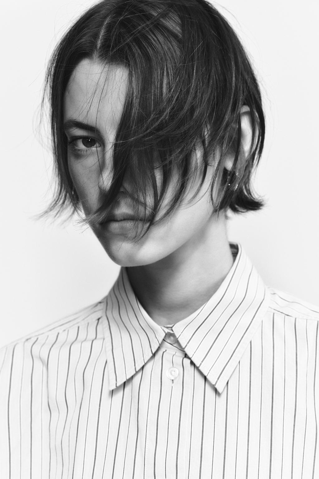 ПОПЛИНОВАЯ РУБАШКА OVERSIZE В ПОЛОСКУ